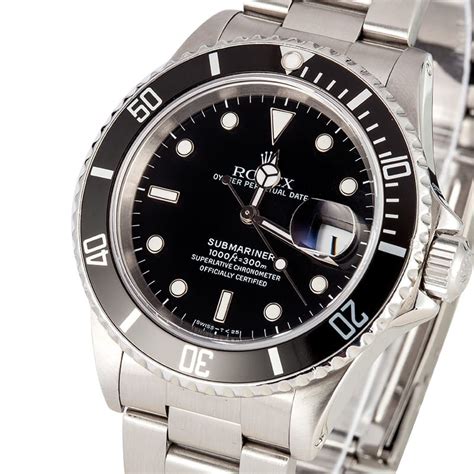 certified rolex submariner|used rolex submariner 16610 price.